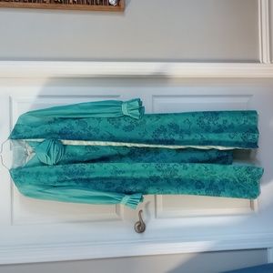 Vintage Handmade 3 Piece Hippy Mod Maxi Skirt Set